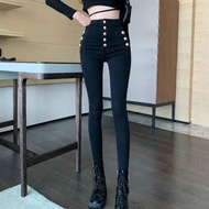 919jeans women's eleven button high waist skinny jeans seluar jeans perempuan