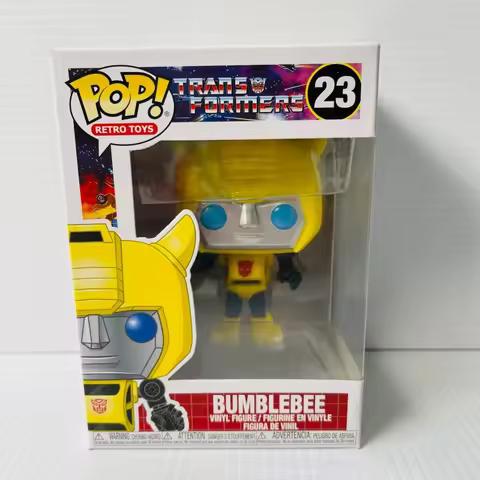 Genuine Transformers Bumblebee # 23 Action Dolls Funko Pop Vinyl Figures Collection Model Toys Deskt