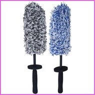 Rim Brush Long Bristle Rim Cleaner Wheel Brush Wheel Detailing Brush Car Wash Wheel Brush Tire Rim B