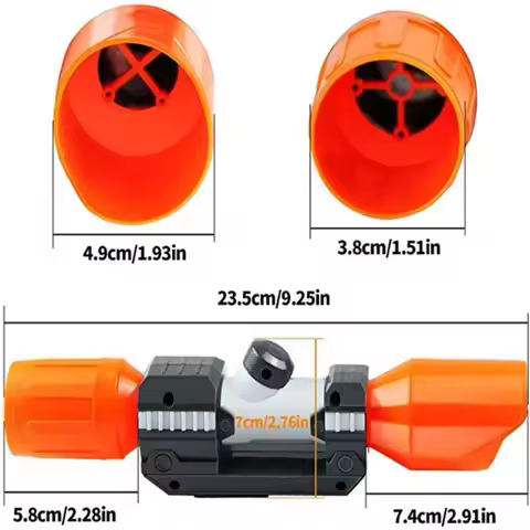 Compatible Modified Parts for Nerf Elite Series Front Tube Sights Suitable for Children's Toys Gun T