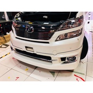 Toyota Vellfire anh20 2012 2013 2014 Bodykit body kit front side rear skirt lip chrome garnish door 