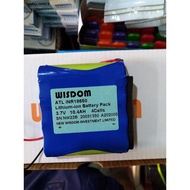 ✜Wisdom KL8M/KL12M battery Pack only 3.7 volts/10.4 Ah / 4 cells