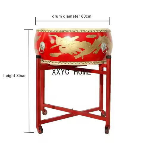 Tanggu Dragon Drum Lion Dance Wusuh Kungfu Big Drum Traditional Chinese Musical Instrument Drum for 