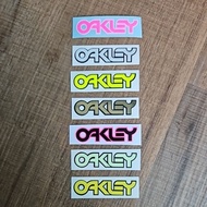 oakley flourecent sticker