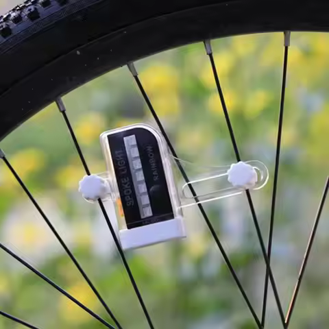 Cycling Light 30 Patterns Bike Wheel Light 14 LED 4 Seconds/Change Spoke Light Colorful Neon Wheel T
