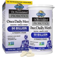 Jars of 30 Probiotics Beneficial Bacteria For Men Garden of Life 50 Billion CFU, Digestion - Immunity, Non GMO