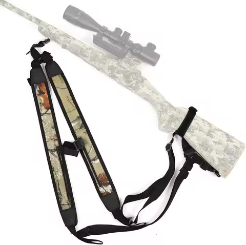 Rifle Airguns Airsoft AK47 AR15 AR10 M4 M16 HK416 Tactical 2 Point Gun Sling Hunting Camouflage Doub