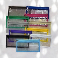 Travel Passport Pouch Clear PVC with Front Pocket Passport Holder Boarding Pass Holder