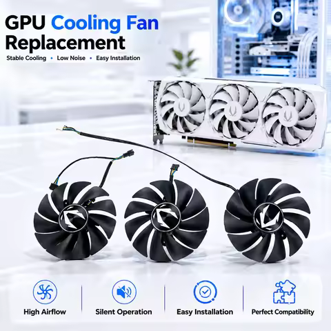 87MM GA92S2U Cooler Fan Replacement For ZOTAC GAMING GeForce RTX 3080 RTX3080 Trinity OC White Editi