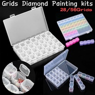 28 and 36 Grids Diamond Painting kits Plastic Storage Box Nail Art Rhinestone Tools Beads Storage Box Case Organizer