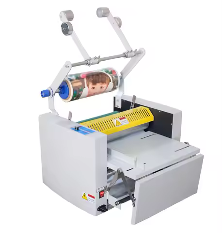 350mm A3 A4 Size Desktop One Side Hot Photo Paper Laminating Machine