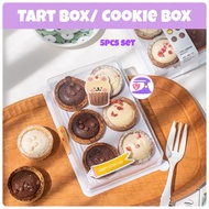 [LIL BAKER] 5/10PCS TART BOX COOKIE BOX 6-CAVITY