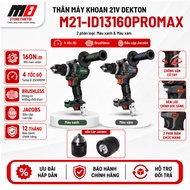 Body of Dekton M21-ID13160PROMAX 21V Brushless Cordless Drill 160Nm Gen 4 Pro Max Head bag Jacobs