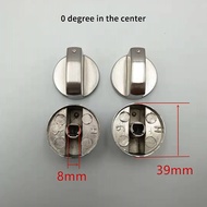 【CRUITR】Gas ลูกบิดเตาหัวหมุนเตาแก๊สโลหะปุ่มควบคุมเตาแก๊สลูกบิดเตาอบโลหะสำหรับเตาครัวเตาแก๊สตะแกรงซิงค์อัลลอย8มม. X 4ซม.