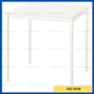 IKEA อิเกีย VIHALS โต๊ะ โต๊ะกินข้าว โต๊ะทำงาน ขาว 74x74 ซม. 2 ที่นั่ง