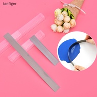 Lanf 2pcs 4"/8" Stainless Steel Cutters Blades Polymer Pottery Clay Cutg Tools Set EN