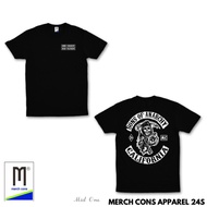 H131 & N132 SONS OF ANARCHY MOVIE T-SHIRT TAG MERCHCONS OUTER SIZE DISTRO MOTORCYCLE T-SHIRT/