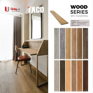 KAYU Taco SPC Flooring 5mm Wood Series / SPC Flooring Taco Wood Motif Click System / SPC Click Model