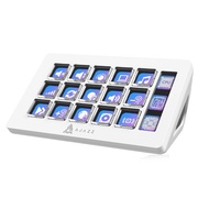 (USED) Stream Deck Dock With Multi-Purpose Side Screen AJAZZ AKP153 15 Decorative Buttons