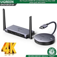 BỘ TRUYỀN HDMI 4K VÀ VGA KHÔNG DÂY 50M UGREEN 90909A ĐỘ PHÂN GIẢI 4K@30HZ
