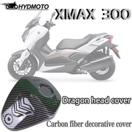 For YAMAHA XMAX 250 300 400 XMAX250 Motorcycle Scooter Accessories Carbon Fiber Handlebar Upper Central Cover