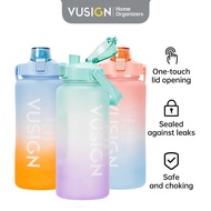 Vusign 2000ml Reminder Water Bottle Big Bottle 2Litre Gym Bottle Sport Water Bottle 水瓶 水壶 VS818