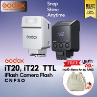 Godox Flash iT20 iT22 -TTL 300mAh - ออโต้แมนนวล iFlash Camera / Pocket Flash - รับประกันศูนย์ Godox 