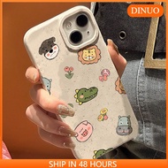 Hippo Lion Crocodile Wheat Phone Case Suitable for iphone14promax/13/12/11/XR/XS/X/XSMAX-DINUO