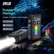 Boruit EV10 Keychain EDC LED Flashlight Aluminum Alloy IP66 Waterproof TypeC Charge Magnet Work Camp