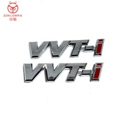 Car decoratio 2pcs EMBLEM LOGO VVTi DUAL VVTI TOYOTA TRD VVT-I VVTI GOLD Toyota Vios Camry Innova My