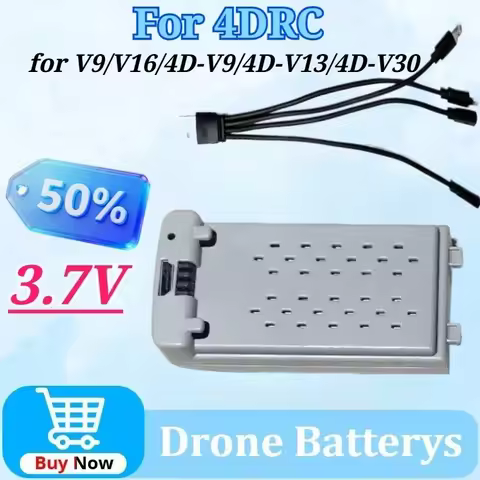 3.7V for 4DRC V9 V16 V30 4D-V9 4D-V13 4D-V30 Ithium Battery Mini Folding HD Aerial Photography RC Dr