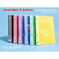 KIDARIO A4 Wire Clip Spring File | Code: KSF-412A