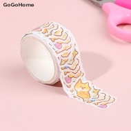 Gog 100Pcs/Roll Washi Paper Kawaii Kartun Hewan Washi Masking Tapes