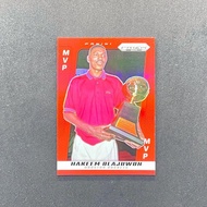 199 Sheets Of The Same Team Color Red Bright Olajuwon Hakeem Most Value Player Prizm DECA MVP Card