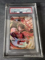海賊王 2023 OP05 JP 路飛 簽名卡 PSA 10 金簽 One piece card