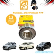 Gaido Front Wheel Bearing Hub Toyota Avanza 1.5 F651 F652 Rush F700 SPM