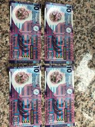 香港$10元鈔票4張