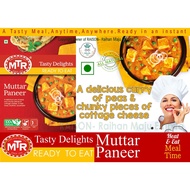 MTR Muttar Paneer 300gm-A delicious Curry of peas &amp; chunky pieces of cottage cheese A Tasty Meal ,Anytime, Anywhere.