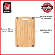 ◪ ♆ ❂ Eurochef Non Slip Bamboo Cutting Board Wooden Food Serving Tray Chopping Board Strong and Dur