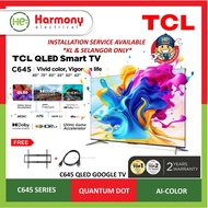 2023 (FREE DELIVERY KL) TCL 50" 55" 65" 75" 85" QLED Smart TV C645 Series 120Hz 50C645 /55C645 /65C645 /75C645 /85C645