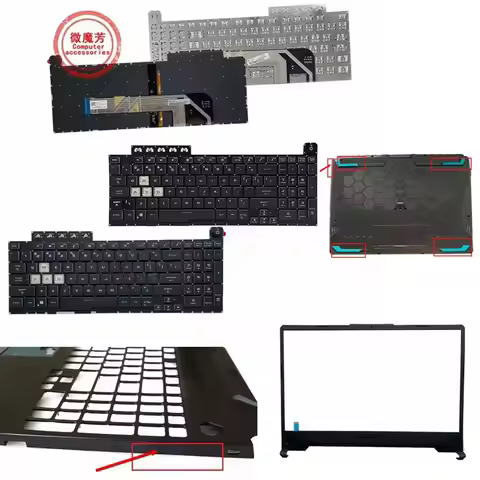 US Keyboard for ASUS TUF Gaming A15 FA506iu FA506iv FA506 Fa506ii TUF A17 FA706 Fa706ii FA706iu US A