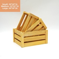 Retro Wooden Storage Box Wooden Crate