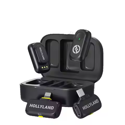 Hollyland LARK A1 Wireless Microphone for iPhone Android Micphone for Youtube Tiktok Vlogging Podcas
