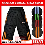 Budak Seluar Futsal Tiga Suku Seluar Sukan Tracksuit Tiga Suku Kids 7661 Tracksuit Three Quater Kids