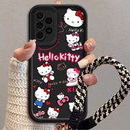 cute pink cat Casing for Samsung A52 Samsung A52S 5G Samsung A53 5G Samsung A54 5G Samsung A55 5G Sa