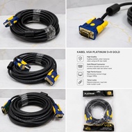 PLATINUM VGA CABLE (3+9) VGA PLATINUM 3+9 GOLD 10 meters 10 meters 10m 10 m