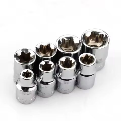 8pcs 3/8" torx star socket set e type E8 E10 E11 E12 E14 E16 E18 E20 hand repair tools