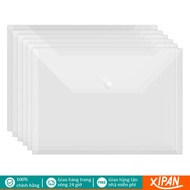 Button bag, button bag, document bag, clear button bag, thick A4 size (Waterproof) Xipan button cove