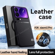 Leather Case Shockproof Casing for Xiaomi 17Pro Max 17 Pro Max 17ProMax Xiaomi17Pro Max New Built in