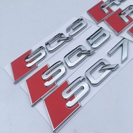 Suitable for Audi 5 Word Mark S Series RSQ Rear 7 Tail Mark SQ3 Car Mark SQ5 Mark Sticker Q3Q7 Modif